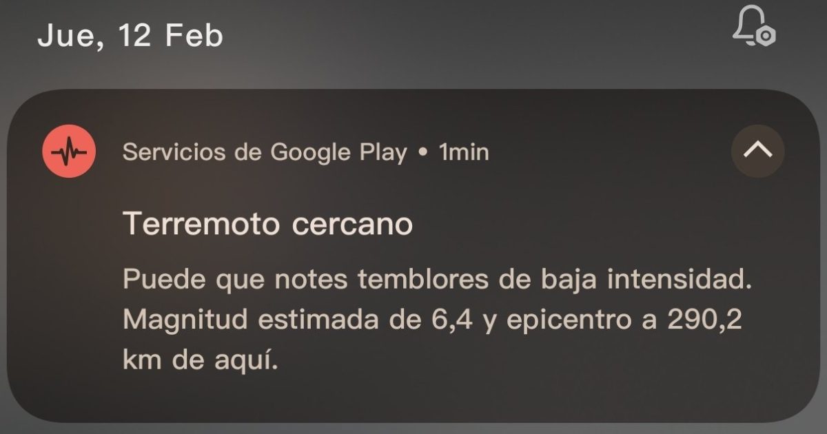 Google sorprende a chilenos: avisó temblor con segundos de anticipación