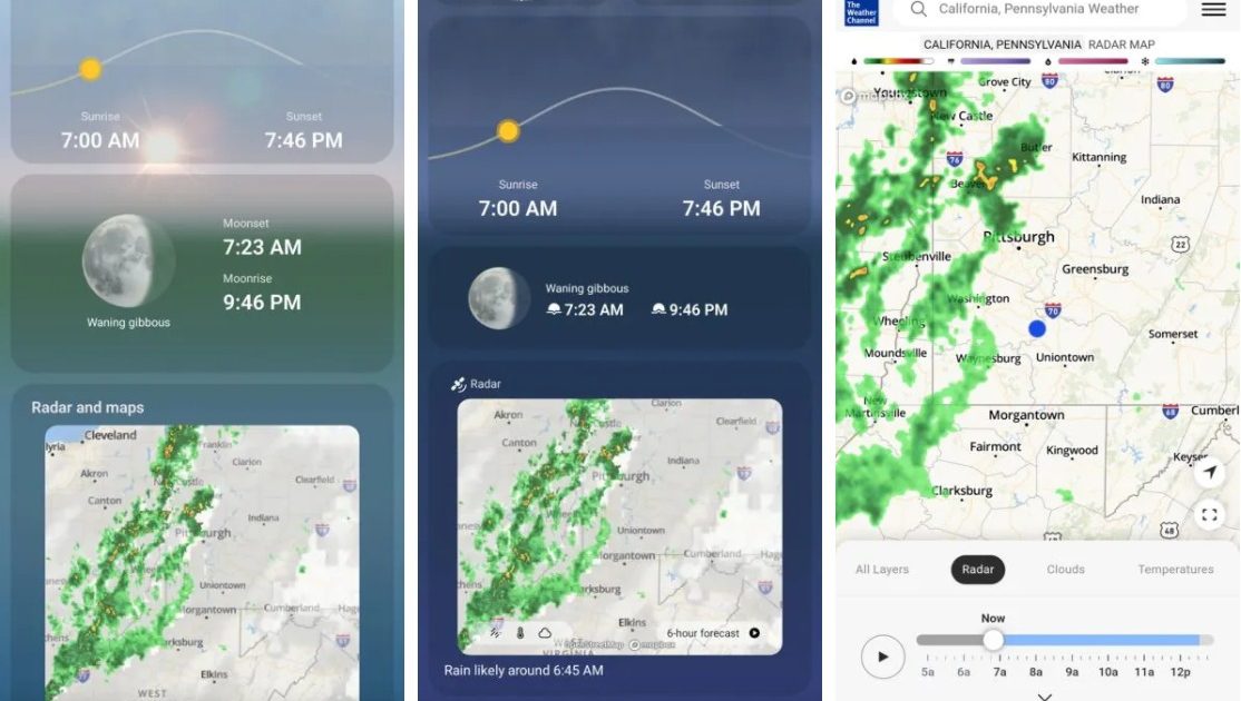 La app del tiempo de Samsung se renueva