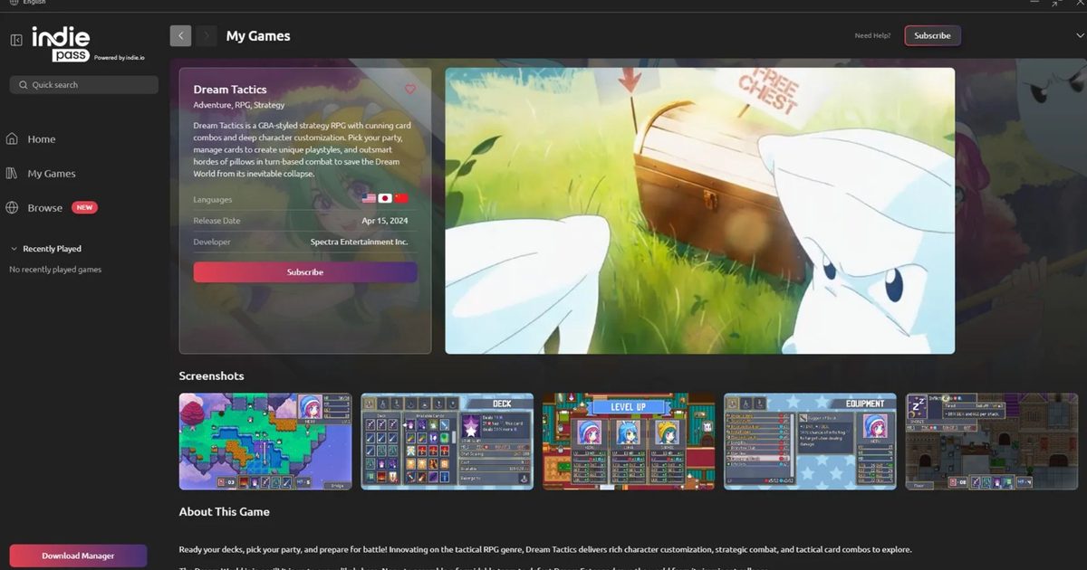 Nace Indie Pass: una suscripción exclusiva para juegos independientes