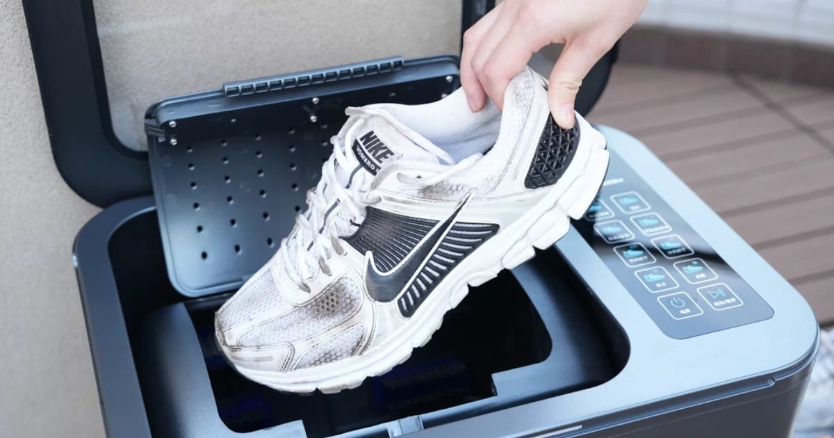 La Midishi M1: la máquina que lava, seca y desinfecta tus zapatillas