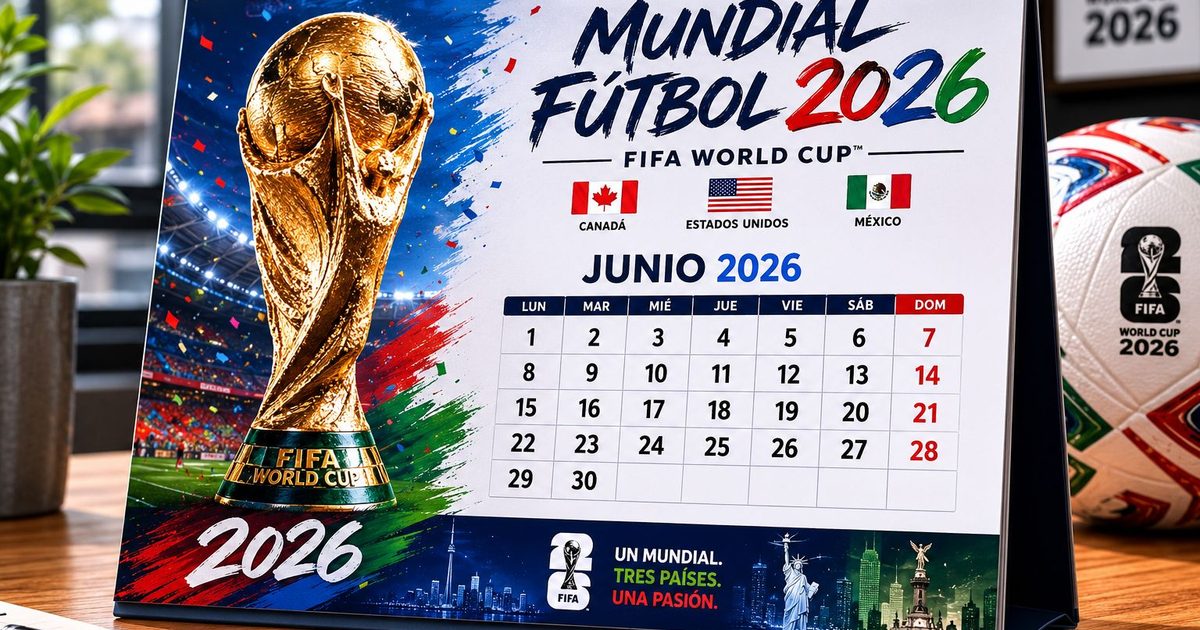 Calendario Mundial 2026 pdf: dónde descargarlo para imprimir