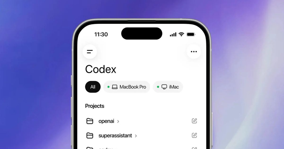 OpenAI está incorporando la poderosa herramienta Codex a la app