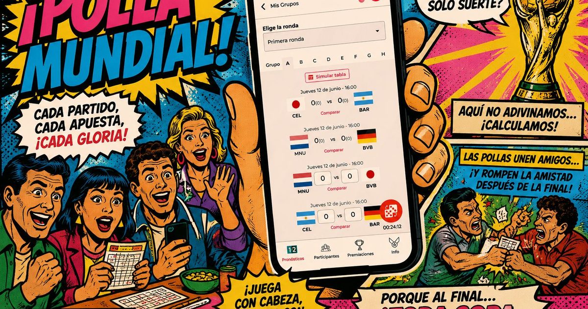 Las mejores apps para hacer quinielas y pollas del Mundial 2026